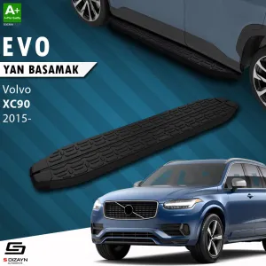 Volvo XC90 2015-Günümüz (B) uyumlu 2 Evo Siyah Yan Basamak 193 Cm 2015 Üzeri modelleri Oto Aksesuar Shop'de. Kaliteli malzeme, hızlı kargo ve güvenli
