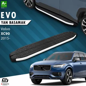 Volvo XC90 2015-Günümüz (B) uyumlu 2 Evo Aluminyum Yan Basamak 193 Cm 2015 Üzeri modelleri Oto Aksesuar Shop'de. Kaliteli malzeme, hızlı kargo ve güvenli