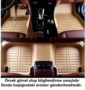 Volkswagen Tiguan Uyumlu 2021 Sonrası 5D Havuzlu Bej Renk Paspas Seti thumb 2