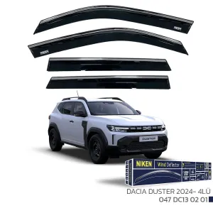 Niken Cam Rüzgarlığı uyumlu RENAULT DUSTER 2024 - KROMLU CAM RÜZGARLIĞI 4LÜ modelleri Oto Aksesuar Shop'de. Kaliteli malzeme, hızlı kargo ve güvenli