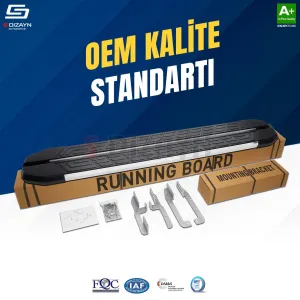 S-Dizayn Renault Duster 3 Hybrid Benzinli NewLine Aluminyum Yan Basamak 183 Cm 2024 Üzeri A+ Kalite thumb 2