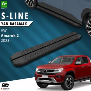 Volkswagen Amarok 2 S-Line Siyah Yan Basamak 203 Cm 2023 Üzeri A+ Kalite