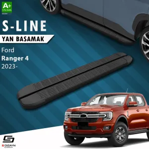 Ford Ranger P703/T9 4 S-Line Siyah Yan Basamak 203 Cm 2023 Üzeri A+ Kalite