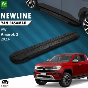 Volkswagen Amarok 2 Newline Siyah Yan Basamak 203 Cm 2023 Üzeri A+ Kalite