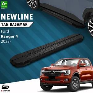 Ford Ranger P703/T9 4 Newline Siyah Yan Basamak 203 Cm 2023 Üzeri A+ Kalite