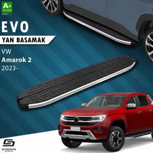 S-Dizayn VW Amarok 2 Evo Krom Yan Basamak 203 Cm 2023 Üzeri A+ Kalite thumb 1