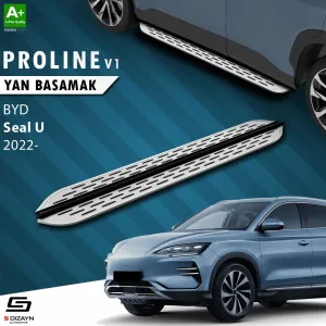 BYD Seal 2022-Günümüz (Seal) uyumlu U OEM Still Pro V1 Aluminyum Yan Basamak 193 Cm 2022 Üzeri A+ Kalite modelleri Oto Aksesuar Shop'de. Kaliteli malzeme,