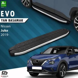 Nissan Juke 2019-Günümüz (F16) uyumlu 2 Evo Krom Yan Basamak 173 Cm 2019 Üzeri A+ Kalite modelleri Oto Aksesuar Shop'de. Kaliteli malzeme, hızlı kargo ve