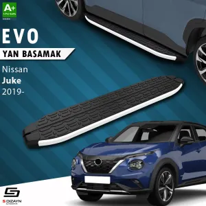 Nissan Juke 2019-Günümüz (F16) uyumlu 2 Evo Aluminyum Yan Basamak 173 Cm 2019 Üzeri A+ Kalite modelleri Oto Aksesuar Shop'de. Kaliteli malzeme, hızlı kargo ve