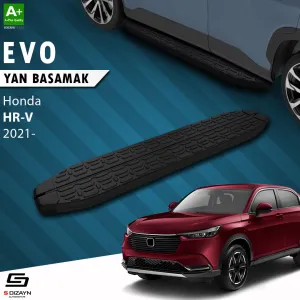 S-Dizayn Honda HR-V 3 Evo Siyah Yan Basamak 173 Cm 2021 Üzeri A+ Kalite thumb 1