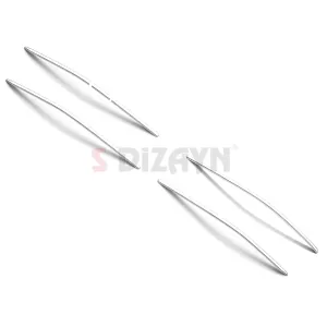 S-Dizayn VW Tiguan 3 Krom Ön Tampon Çıtası 6 Prç. 2024 Üzeri A+ Kalite thumb 3