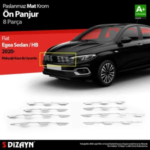Fiat Egea Hatchback 2015-Günümüz (HB) uyumlu SD / HB Krom Ön Panjur Diamond Model 8 Prç 2020 Üzeri Mat Krom A+ Kalite modelleri Oto Aksesuar Shop'de. Kaliteli