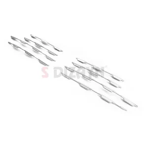 S-Dizayn Fiat Egea SD / HB Krom Ön Panjur Diamond Model 8 Prç 2020 Üzeri Mat Krom A+ Kalite thumb 3