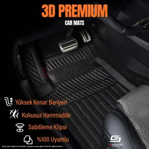 Drs Tuning Renault Taliant 3D Pro Havuzlu Paspas 2021 Üzeri A+ Kalite - Görsel 2
