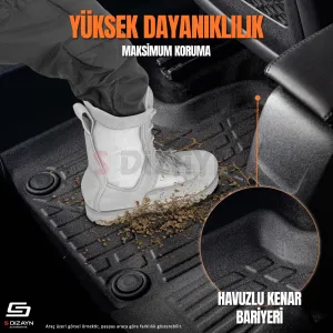 Drs Tuning Renault Taliant 3D Pro Havuzlu Paspas 2021 Üzeri A+ Kalite - Görsel 4