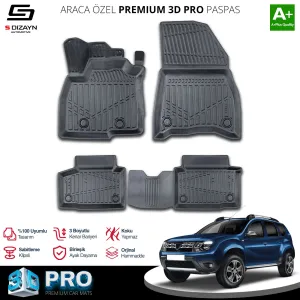Dacia Duster 2017-2024 (HM) uyumlu 4X4 3D Pro Havuzlu Paspas 2018-2022 A+ Kalite modelleri Oto Aksesuar Shop'de. Kaliteli malzeme, hızlı kargo ve güvenli