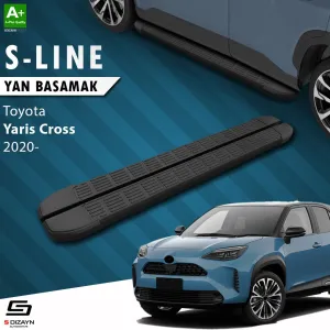 Toyota Yaris 2020-Günümüz (XP210) uyumlu Cross S-Line Siyah Yan Basamak 173 Cm 2020 Üzeri A+ Kalite modelleri Oto Aksesuar Shop'de. Kaliteli malzeme, hızlı