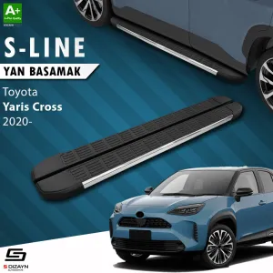 S-Dizayn Toyota Yaris Cross S-Line Krom Yan Basamak 173 Cm 2020 Üzeri A+ Kalite thumb 1