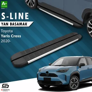 Toyota Yaris 2020-Günümüz (XP210) uyumlu Cross S-Line Aluminyum Yan Basamak 173 Cm 2020 Üzeri A+ Kalite modelleri Oto Aksesuar Shop'de. Kaliteli malzeme, hızlı
