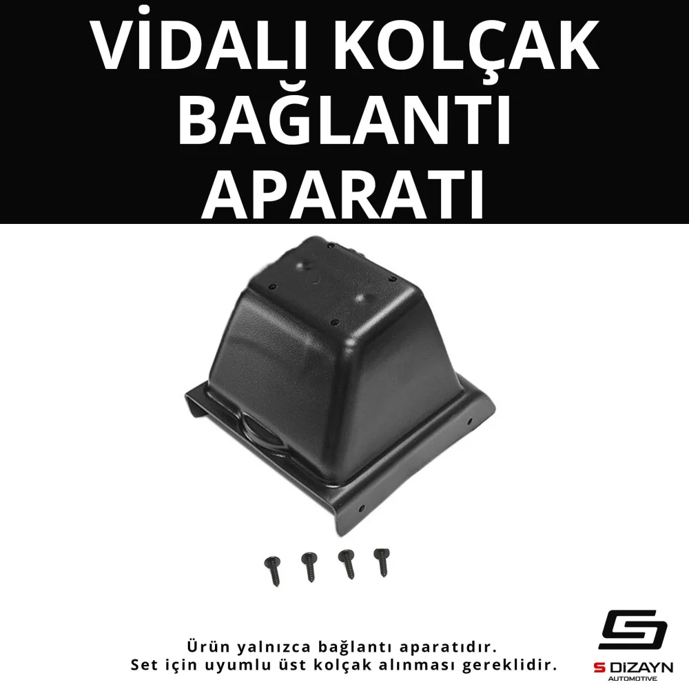 Drs Tuning VW Polo 5 ABS Vidalı Kol Dayama Kolçak Alt Adaptör 2009-2017 A+Kalite
