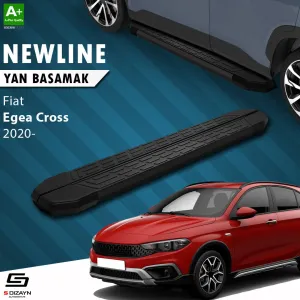 Fiat Egea Cross 2015-Günümüz uyumlu Cross NewLine Siyah Yan Basamak 183 Cm 2020 Üzeri A+ Kalite modelleri Oto Aksesuar Shop'de. Kaliteli malzeme, hızlı kargo