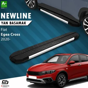 Fiat Egea Cross 2015-Günümüz uyumlu Cross NewLine Krom Yan Basamak 183 Cm 2020 Üzeri A+ Kalite modelleri Oto Aksesuar Shop'de. Kaliteli malzeme, hızlı kargo ve