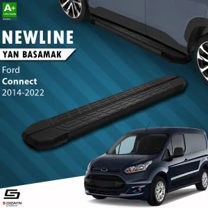 S-Dizayn Ford Connect 2 NewLine Siyah Yan Basamak 183 Cm 2014-2023 A+ Kalite thumb 1