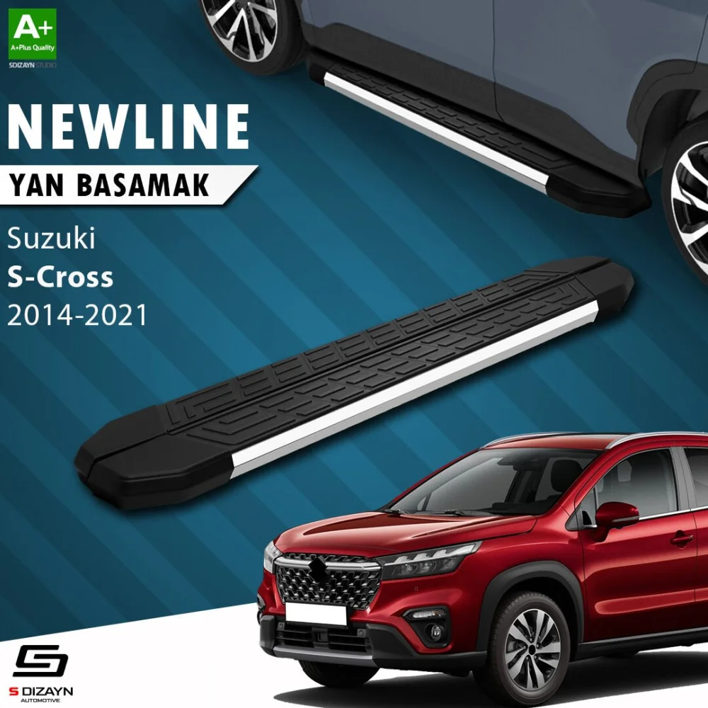 Suzuki SX4 2 S-Cross NewLine Krom Yan Basamak 173 Cm 2014-2021 A+ Kalite