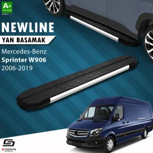 Mercedes Sprinter W906 Kısa Şase NewLine Krom Yan Basamak 263 Cm 2006-2019 A+ Kalite