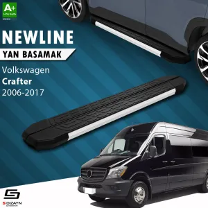 S-Dizayn VW Crafter Van NewLine Aluminyum Yan Basamak 263 Cm 2006-2017 A+ Kalite thumb 1
