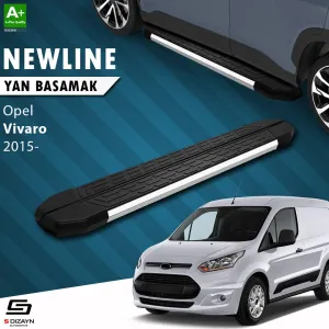 Opel Vivaro B Uzun Şase Newline Krom Yan Basamak 263 Cm 2015-2018 A+ Kalite