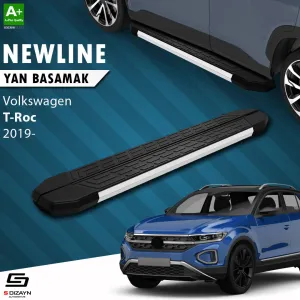 Volkswagen T-Roc Newline Aluminyum Yan Basamak 173 Cm 2019-2025 A+ Kalite