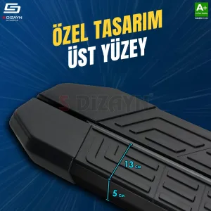 VW Tiguan 2 NewLine Siyah Yan Basamak 173 Cm 2016-2024 A+ Kalite - Görsel 3