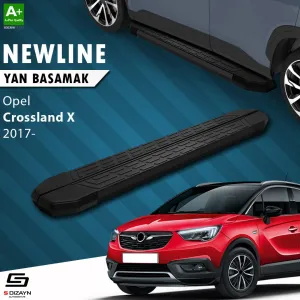 Opel Crossland 2017-2020 (Crossland X) uyumlu X NewLine Siyah Yan Basamak 173 Cm 2017 Üzeri A+ Kalite modelleri Oto Aksesuar Shop'de. Kaliteli malzeme, hızlı
