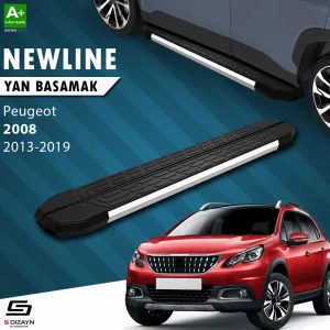 Peugeot 2008 2013-2019 (A94) uyumlu NewLine Krom Yan Basamak 173 Cm 2013-2019 A+ Kalite modelleri Oto Aksesuar Shop'de. Kaliteli malzeme, hızlı kargo ve