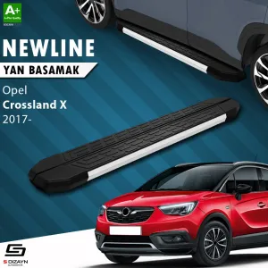 Opel Crossland 2017-2020 (Crossland X) uyumlu X NewLine Aluminyum Yan Basamak 173 Cm 2017 Üzeri A+ Kalite modelleri Oto Aksesuar Shop'de. Kaliteli malzeme,