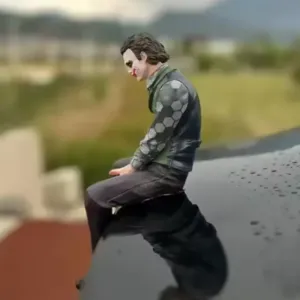 Yeni Joker anime oturan araba dekorasyon süsü modeli  / ICSE25 - Görsel 5