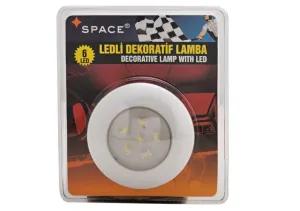 oto uzay uyumlu Space Ledli Dekoratif Tavan Lambası (6Led) Yuvarlak 24V /LAAK120-1-24 modelleri Oto Aksesuar Shop'de. Kaliteli malzeme, hızlı kargo ve güvenli