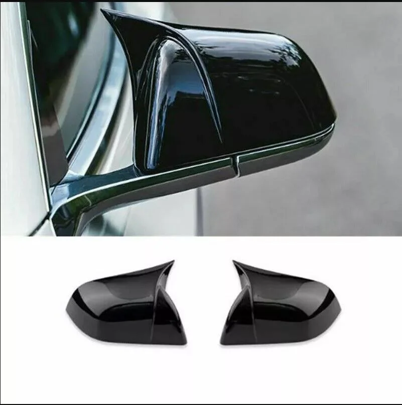 Tesla Y Uyumlu Batman Yarasa Ayna Kapağı (Parlak Siyah)