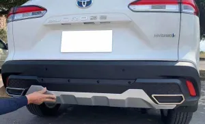 Toyota Corolla Cross 2022 Sonrası Arka Tampon Koruma Difüzör (İthal) thumb 2