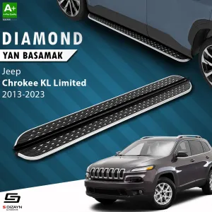 Jeep Cherokee 2013-2023 (KL) uyumlu KL Diamond Krom Yan Basamak 173 Cm 2013-2023 modelleri Oto Aksesuar Shop'de. Kaliteli malzeme, hızlı kargo ve güvenli