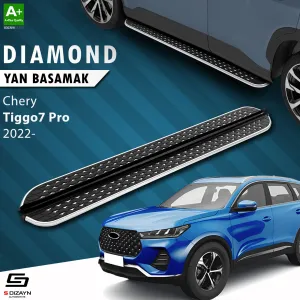 Chery Tiggo 7 Pro T1E 2023-2024 Diamond Krom Yan Basamak 183 Cm A+ Kalite