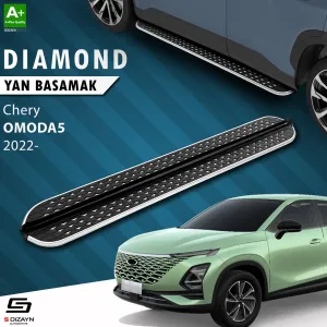 Chery Omoda 5 T19C 2023-2025 (C5) Diamond Krom Yan Basamak 183 Cm A+ Kalite