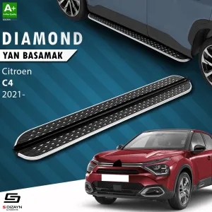 Citroen C4 2020-Günümüz (C41) uyumlu 3 Diamond Krom Yan Basamak 183 Cm 2021 Üzeri modelleri Oto Aksesuar Shop'de. Kaliteli malzeme, hızlı kargo ve güvenli