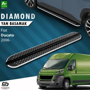 Fiat Ducato X250/X290 3 Kısa Şase Diamond Krom Yan Basamak 203 Cm 2006 Üzeri A+ Kalite