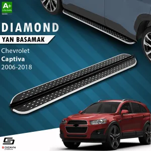Chevrolet Captiva C100/C140 2006-2018 Diamond Krom Yan Basamak 183 Cm A+ Kalite