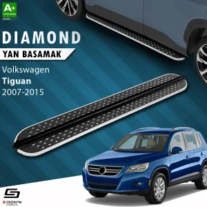 Volkswagen Tiguan Diamond Krom Yan Basamak 173 Cm 2007-2015