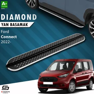 Ford Connect V761 3 Diamond Krom Yan Basamak 193 Cm 2023 Üzeri