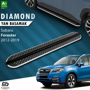 Subaru Forester 2012-2018 (SJ) uyumlu 4 Diamond Krom Yan Basamak 183 Cm 2012-2019 modelleri Oto Aksesuar Shop'de. Kaliteli malzeme, hızlı kargo ve güvenli