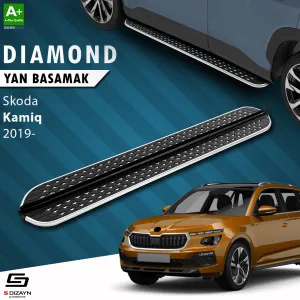 Skoda Kamiq 2019-Günümüz (NW4) uyumlu Diamond Krom Yan Basamak 183 Cm 2019 Üzeri modelleri Oto Aksesuar Shop'de. Kaliteli malzeme, hızlı kargo ve güvenli